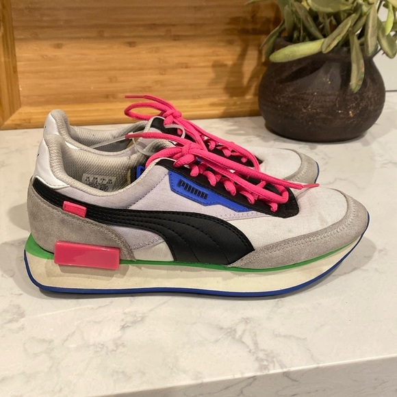 PUMA Future Rider 'Play On White Grey Violet' - Picture 2 of 14